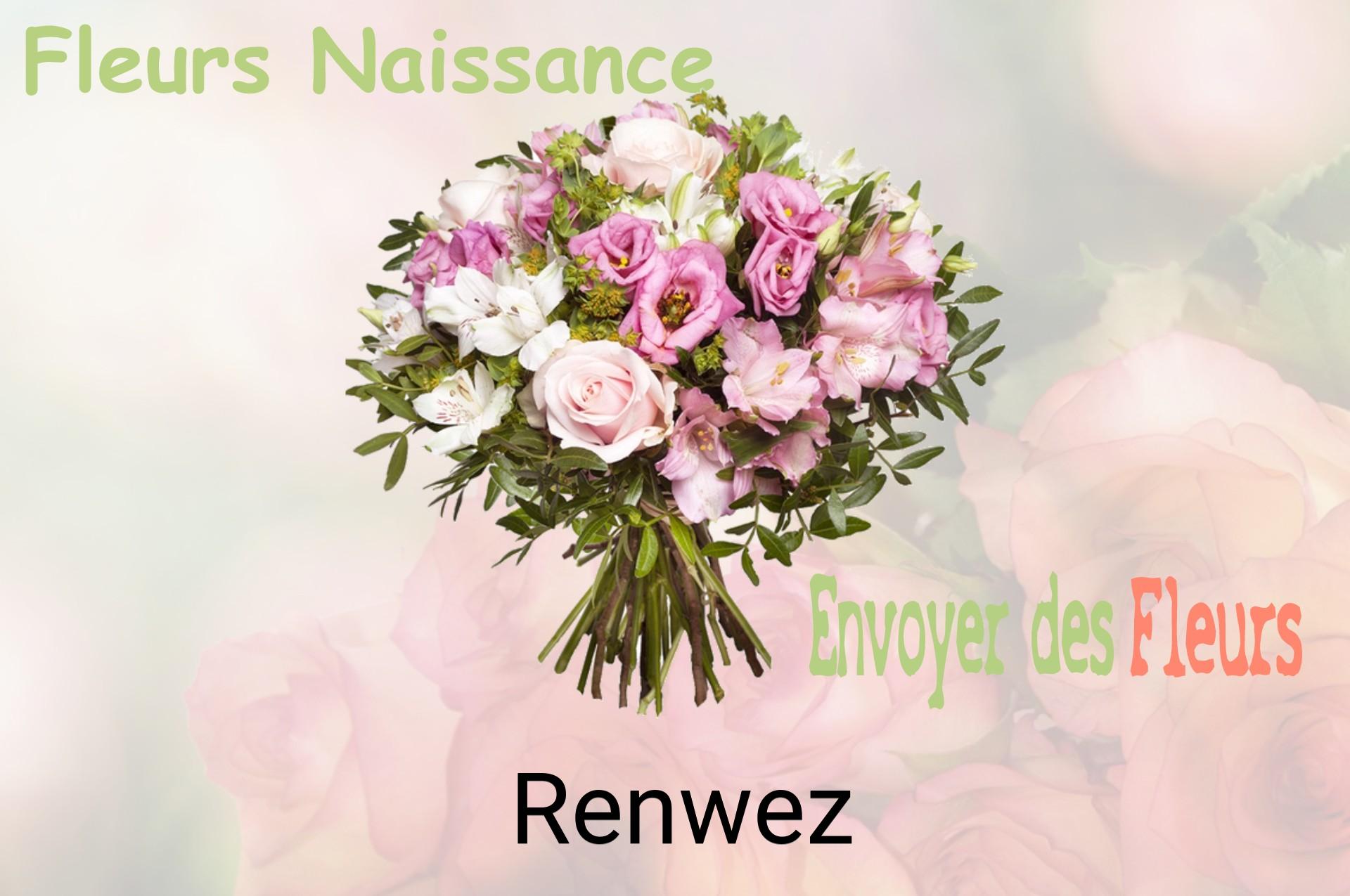 Bouquet de fleurs de naissance livré à Renwez